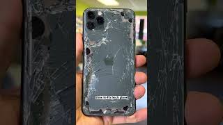 Customer lost his iphone When he found it It was destroyed in to a million pieces 😱 apple ios [upl. by Ttik]