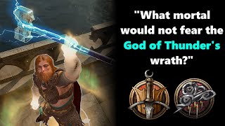 Baldurs Gate 3  Thor God of Thunder Lightning Warrior Build [upl. by Checani]