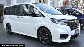 Honda Stepwgn Spada Hybrid GEX Honda SENSING quotBlack Stylequot  White [upl. by Swanhilda]