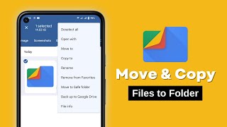 Move or Copy files to Folders  Files by Google [upl. by Agneta]