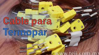 Cable para Termopar JK T Información útil [upl. by Adnih491]