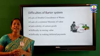 Barter system and types of money TEC2014M02 Maria Sophiya [upl. by Nikolai]