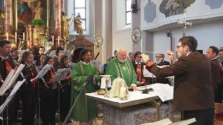 Cäcilienmesse der BMK Kirchberg amp Schroll Schützenkompanie 2017 [upl. by Inwat]