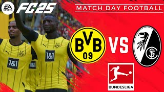 Dortmund vs Freiburg Epic Bundesliga Showdown in EA FC 25 ⚡⚽ [upl. by Quillon865]