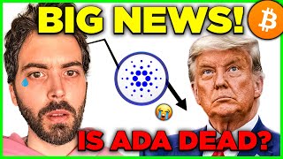 Cardano BIG NEWS Donald Trump DOUBLES DOWN [upl. by Sweeney]