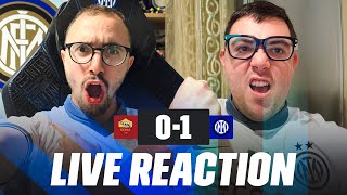 LIVE REACTION SERIE A  RomaInter 01 InterPerSempre [upl. by Pfister796]