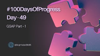 quot🚀 Day 49 of 100DaysOfProgress Intro to GSAP [upl. by Uzziel]