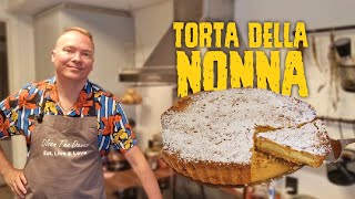 Torta della Nonna How to Make a Perfect Italien Dessert at Home Easy [upl. by Coulson419]