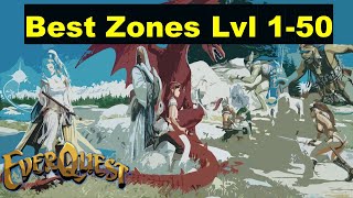 Best Leveling Zones 150 Classic Era EverQuest TLP [upl. by Ahsiri]