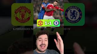 Manchester United 11 Chelsea REACTION mufc chelsea manchesterunited brunofernandes manutd [upl. by Arihat872]