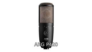 AKG P420 vs AKG C214 Mic Test [upl. by Aihsema785]