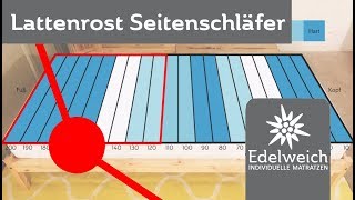 Lattenrost einstellen für Seitenschläfer [upl. by Lletnom143]