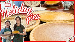 The ONE you’ve been waiting for Pie Day in the South yall 🥧 Making 10 Holiday Pies in one day [upl. by Ries]