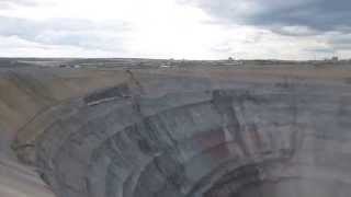 Mir Diamond Mine  Mirny Yakutia Eastern Siberia Russia [upl. by Dora207]