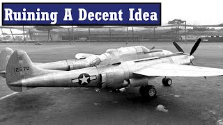 The P38 Upgrade Ruined By Government Interference Lockheed XP58 Chain Lightning [upl. by Llewen]