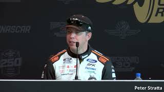 Brad Keselowski on Kyle Buschs Struggles quotLaw of Averages Hits Eventuallyquot [upl. by Atyekram829]