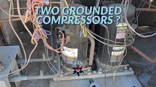 TWO GROUNDED COMPRESSORS [upl. by Htesil]