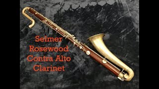 Selmer EEb Contra Alto Eb Contrabass Rosewood Clarinet Review [upl. by Naejarual]