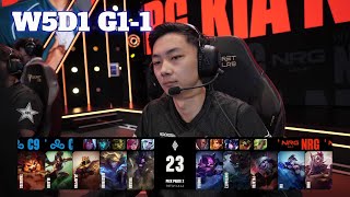 C9 vs NRG  Game 1  Week 5 Day 1 S14 LCS Summer 2024  NRG vs Cloud 9 G1 W5D1 Full Game [upl. by Frodine]