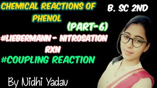 Chemical Reactions of Phenol part6 Liebermann  Nitrosation Reaction Coupling Reaction [upl. by Haerle619]