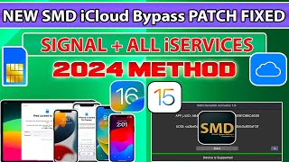 🔥New SMD Ramdisk iCloud Bypass With SimSignaliServices on iPhoneiPad iOS 171615 Apple Patch Fix [upl. by Aruasi]