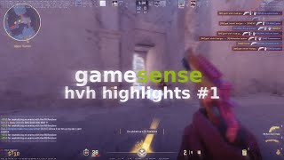 cs2 hvh highlights 1 ft gamesense [upl. by Gayle]