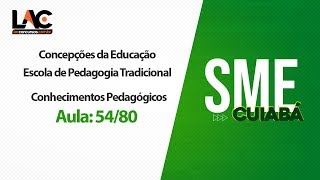 SME 2019  Conhecimentos Pedagógicos  Concepções da Educação  Escola de Pedagogia  5480 [upl. by Lazar]