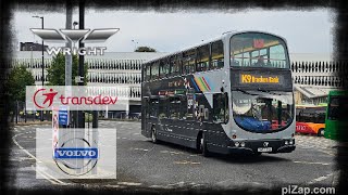 🚍Voith Gearbox Transdev Keighley 2450 SN57 GNJ Volvo B9 on Service K9 160724 [upl. by Einnalem900]