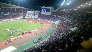 AFC WCQ2016 Thailand 0  2 Japan National Anthem [upl. by Lirba873]