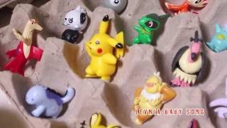 150 Super Surprise Eggs many POKEMON  POKE BALL PIKACHU  learn colour  nursery  pokemon go [upl. by Danella]