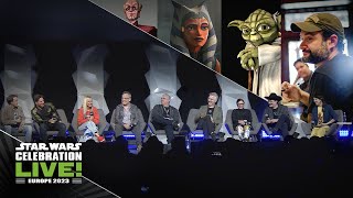 Star Wars The Clone Wars  15 Year Anniversary Panel  Star Wars Celebration LIVE 2023 [upl. by Dhiren247]