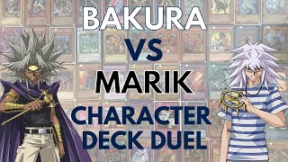 Bakura Battle City VS Marik Character Deck Duel [upl. by Guillaume666]