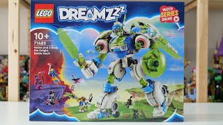 LEGO Dreamzzz 71485 Mateo and Z Blob the Knight Battle Mech  LEGO Speed Build Review [upl. by Hankins]