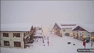 Timelapse snowstorm in Leavenworth Washington USA January 6 2022 [upl. by Stormy430]