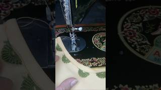 Neck desine with lase sewing tips and tricks short shortfeed [upl. by Acinorrev]