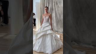 Ines Di Santo Showroom  New York Bridal Fashion Week [upl. by Layod420]