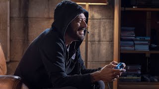 The Walking Dead  10x22  Heres Negan  9  Negan likes playing video games  Jeffrey Dean Morgan [upl. by Anneis229]