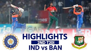 IND vs BAN 2nd T20I Highlights DELHI T20I India vs Bangladesh  RINKUNitish  Match Highlights [upl. by Shatzer221]