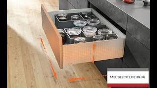 Blum LEGRABOX lade  Aanpassingen uitleg video [upl. by Ralaigh]