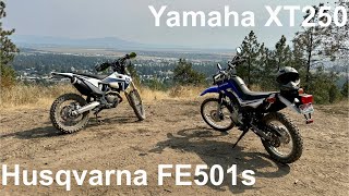 Riding up Rathdrum Mountain again on the XT250 [upl. by Zinnes]