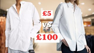 I Bought The Same Shirt For £5 £20 and £100  CHEAP vs EXPENSIVE WHITE SHIRTS [upl. by Donahue185]