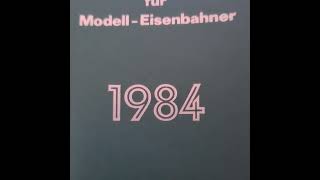 Mehr 1984 Taschenkalender für ModellEisenbahner [upl. by Tal]