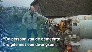 Verzamelaar uit Wijhe doet onder dwang afstand van 80 gasflessen [upl. by Hpotsirhc]