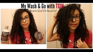 TGIN Green Tea leave in conditioner  TGIN Butter Cream  Ashely Dominique [upl. by Treboh972]