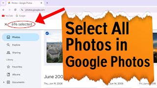 How To Select all photos in google photos [upl. by Karlis]