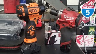 Video 2 Matco 16 volt stubby vs milwaukee tools 12 volt stubby [upl. by Cissiee]