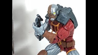 Marvel Legends Deathlok Deadpool Wave Chefatron Review [upl. by Suirad]