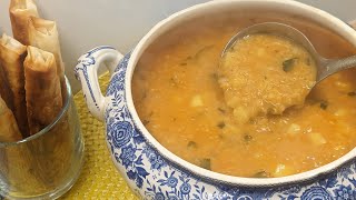 Beste Suppe aller Zeiten Türkische Linsensuppe 🥰 Alle sind davon begeistert Sehr einfaches Rezept [upl. by Adnilrev]