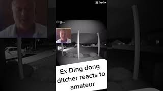 Ex ding dong ditched reacts to our video expert dingdong prank ad newmusic [upl. by Enidlareg]