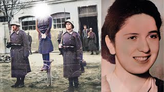 The Female Pole Hanging Execution Of WWII [upl. by Boaten9]